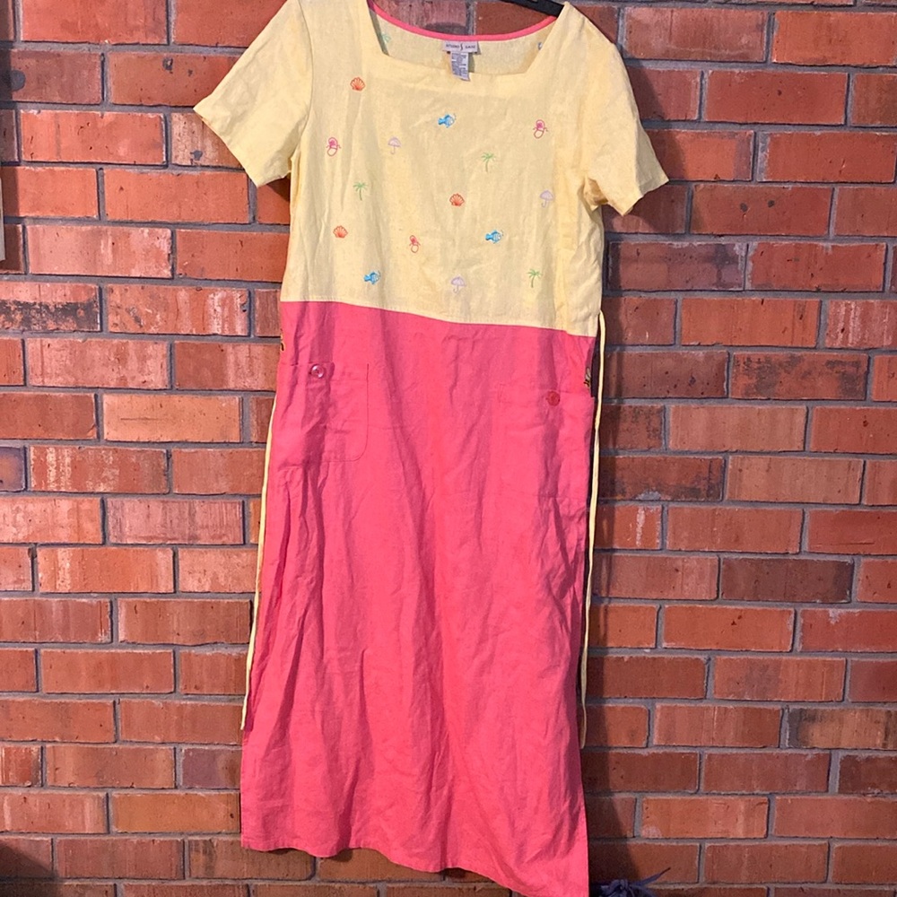 Vintage Linen Beach dress
